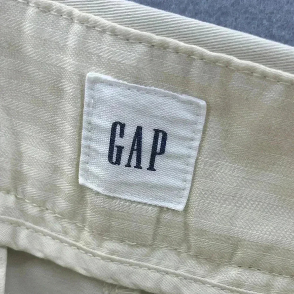 Gap high rise pleated wide leg khaki pants trouser pockets front and back 🩷 - Picture 10 of 12